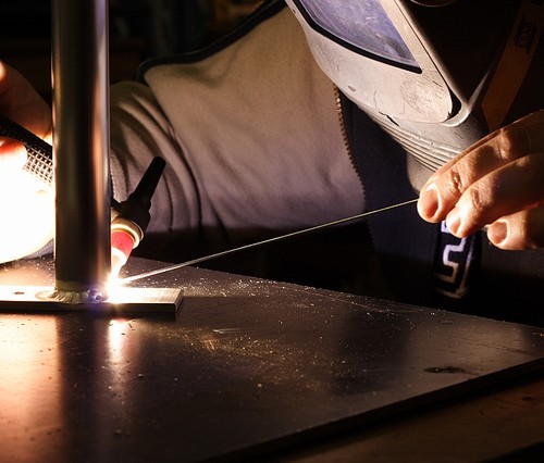 image of a welder